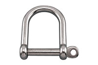 Wide D Shackles with Screw Pin