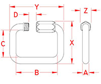 Line Drawing for Square Quick Links