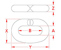 Line Drawing for "C" Connecting Links