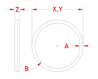 Line Drawing for Key Rings