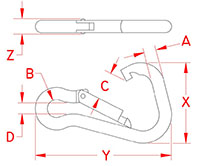 Line Drawing for Wide Asymmetrical Clips