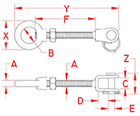 Line Drawing for Jaw Eyes