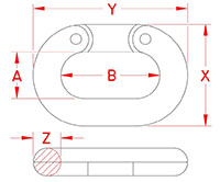 Line Drawing for Cast Connecting Links
