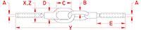 Line Drawing for Joined Gate Terminals