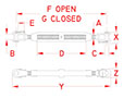 Line Drawing for Cast Jaw and Jaw Turnbuckles