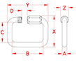 Line Drawing for Square Quick Links