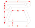 Line Drawing for Hog Rings