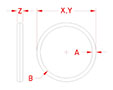 Line Drawing for Key Rings