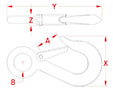Line Drawing for Eye Hooks