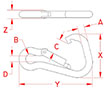 Line Drawing for Wide Asymmetrical Clips