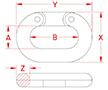 Line Drawing for Cast Connecting Links