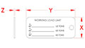Line Drawing for Sling Identification Tags