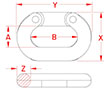Line Drawing for Forged Connecting Links