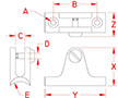 Line Drawing for Concave Deck Hinges
